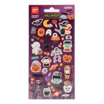Apli Kids Frankie Pack con 50 Pegatinas de Halloween - Perfectas para Decorar Cuadernos