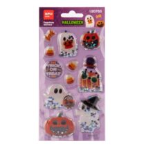 Apli Kids Glitter Movil Pack con 11 Pegatinas de Halloween - Con Efecto Glitter Movil que Aportan Brillo