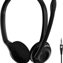 Epos PC 5 Chat Auriculares Estereo con Microfono - Jack 3.5mm - Cable de 2m - Color Negro