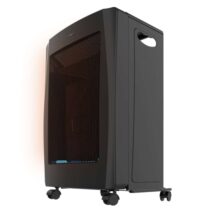 Cecotec ReadyWarm 4200 BlueFlame Foldable Estufa de Gas Plegable - 4.2kW - Llama Azul - Potencia Regulable - Encendido Piezoelectrico - Ruedas Multidireccionales - Seguridad Avanzada - Color Negro