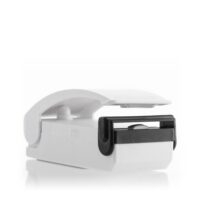 Innovagoods Selladora de Bolsas con Iman - Sellado Hermetico - Prolonga la Conservacion de Alimentos - Funciona con Pilas - Portatil - 9.5x4x4cm - Color Blanco