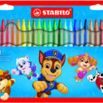 Stabilo Power Patrulla Canina Pack con 30 Rotuladores con Diseños de la Patrulla Canina - Punta Media de 2mm - Tinta Lavable - Capuchon Ventilado - Colores Surtidos