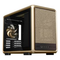 Cooler Master MasterFrame 400 Mesh Gold Limited Edition Caja MicroATX - 2x USB-A 3.2 1x USB-C 3.2 1x Audio y Micro - Ventana Lateral - Color Dorado
