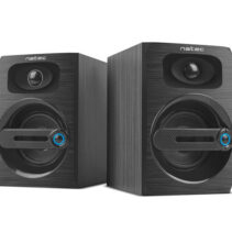 Natec Cougar Altavoces para PC 2.0 - 6W RMS - Bass Reflex - Alimentacion por USB - Color Negro