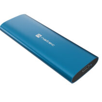 Natec Rhino Lite M.2 Caja Externa para Discos SSD M.2 - NVME/PCIe - USB-C 3.2 - Compatible con Discos de Hasta 10TB - Color Azul