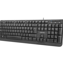 Natec Trout Teclado Slim - 104 Teclas Membrana - Color Negro