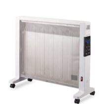 Daewoo DW9509 Radiador de Mica - Potencia 2000W - Mando a Distancia - Pantalla Digital Tactil - Termostato Regulable - 2 Niveles de Potencia - Ruedas - Asa de Transporte