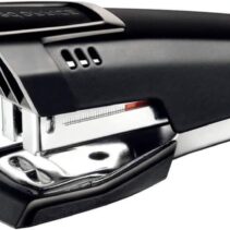 Maped Essentials Mini Grapadora Compacta - Grapa hasta 15 Hojas - Admite Grapas 24/6 y 26/6 - Color Negro