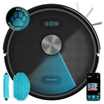 Cecotec Conga M70 Genesis Robot Aspirador - Navegacion Laser - Bluetooth y WiFi - Succion hasta 20kPa - Cepillo de Silicona