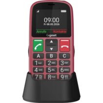 Gigaset GL30 Telefono Movil Para Mayores Pantalla 2.2" - Camara 0.3MP - Base de Carga - IP44 - Color Rojo