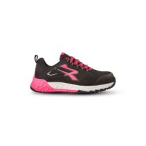 Upower Red Stratos Brienne ESD Calzado de Seguridad - Talla 37 - Material U-KNIT Elastico Transpirable - Puntera NanoFiber Sin Metal - Plantilla Antipinchazos - Suela U-Power Foam con Banda de Rodadura HRO - Protección S1PS HI HRO FO SR - Color Rosa